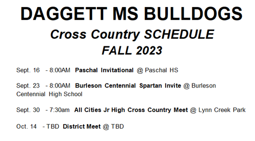 CC Schedule 2023